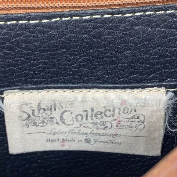 Vintage Circle Y Leather Western Crossbody Bag - Picture 9 of 11